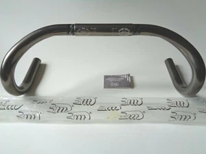 *Rare NOS Vintage 1980s/90s 3ttt SUPER COMPETIZIONE 42cm Grey Aero Handlebars* - Picture 1 of 9