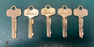 5x Best E Keyway Chrysler Logo Cut Keys - Picture 1 of 3