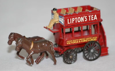 Models of Yesteryear Lipton's Tea Horse-Drawn N°12 VNTG Made in England Lesney - Image 1 of 4