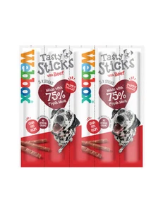 Webbox Dogs Delight Sticks Tasty Beef Large/Giant Breed 18x5 (90 sticks) - Picture 1 of 1