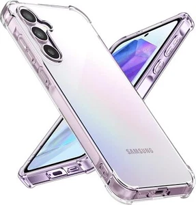 BNBUKLTD® For Samsung Galaxy A55 5G Case , Clear Silicone Shockproof Gel Phone Cover