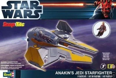 Revell #1877 Star Wars Anakin's Jedi Starfighter SnapTite modelo Kit nuevo en la b Foto 1 de 4