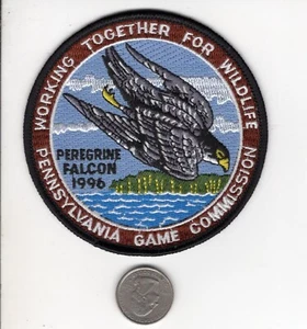 Pennsylvania Game Commission 1996 trabajando juntos para parche de halcón de vida silvestre - Imagen 1 de 1