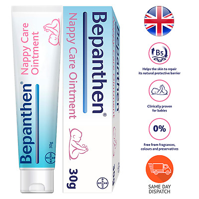 Bepanthen Nappy Care Ointment Actively Heals Protects Cream Nappy Rash 30g • 4.05£