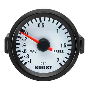 Medidor Turbo Boost Gauge BAR 2" 52mm Medidor Coche Puntero Luz Azul Turbo Boost - Imagen 1 de 17