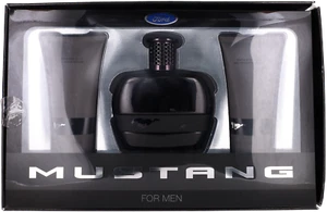 Black by Ford Mustang Men Set: EDT Spray + ASB+ SG 3.4oz + 3.4oz + 3.4oz DB New - Picture 1 of 1