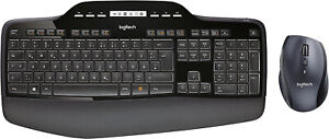 Logitech MK710 Kabelloses Tastatur-Maus-Set 2.4 GHz Verbindung via Unifying USB3