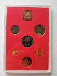 Great Britain 1973 6 proof coin set no outer jacket - Picture 1 of 2