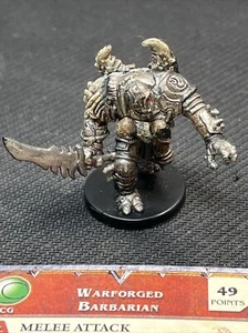 Warforged Barbarian #24 - Dungeons and Dragons With Card!!! War Drums - Picture 1 of 5