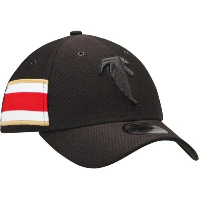 Gorra Atlanta Falcons New Era 39Thirty Ajuste Flexible Talla M/L Blackout Logo Retro Foto 1 de 4