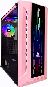 Custom Gaming PC Desktop Pink Computer 16-Core CPU Threads 500GB SSD 16GB RAM - Picture 1 of 8