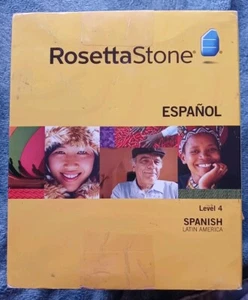 ROSETTA STONE ESPANOL SPANISH LEVEL 4 LATIN AMERICA VERSION 3 LANGUAGE Learning - Picture 1 of 4