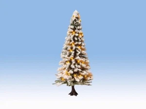 HO Scale Scenery - 22130 - Illuminated Christmas Tree Snowy with 30 Lights - Bild 1 von 2