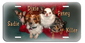 Pet Portraits Combine Your Photos Into A License Plate Personalize In Any Color - Picture 1 of 1