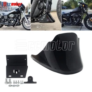 Black Front Chin Spoiler Fairing Kit For Harley Sportster XL 883 1200 2004-2020 - Picture 1 of 12