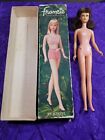 Beautiful Vintage 1965 Straight Leg Brunette Francie Doll #1140 With Box