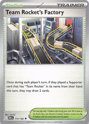 Team Rocket's Factory Uncommon Normal SV10: Destined Rivals 173/182 NM - Image 1 of 2