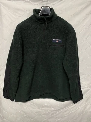 Vintage 90s Ralph Lauren Polo Sport Quarter-Zip Fleece Jacket Men’s Large - Image 1 of 4