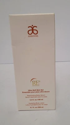 ARBONNE RE9 Conjunto Piel Ultra Suave Suero Corporal Reactivador y Loción Corporal Hidratante Foto 1 de 3