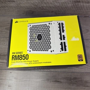 Fuente de alimentación totalmente modular CORSAIR RM850 80 Plus dorada blanca CP-9020232-NA - Imagen 1 de 6