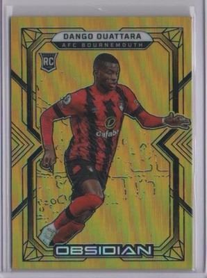 2022-23 Panini Obsidian Dango Ouattara Rookie RC Gold Flood Electric Etch 06/10 - Image 1 of 2