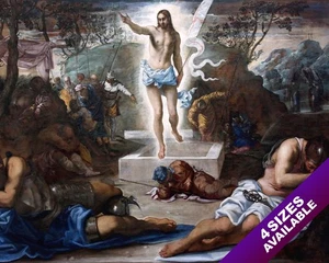 THE RESURRECTION OF JESUS CHRIST PAINTING CHRISTIAN BIBLE ART REAL CANVAS PRINT - Bild 1 von 39