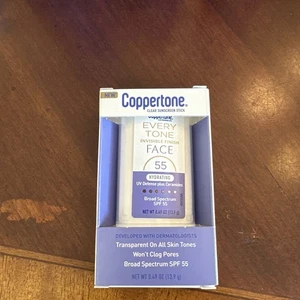 Coppertone Every Tone Sunscreen Face Stick SPF 55 Travel 0.49 fl oz exp: 08/2026 - Picture 1 of 2