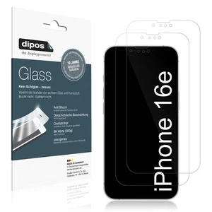 2x Screen Protector for Apple iPhone 16e Flexible Glass 9H dipos - Picture 1 of 7