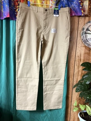 Брюки мужские George премиум-класса из хлопка с каменной стиркой хаки чино размер 34x34  - Изображение 1 из 4