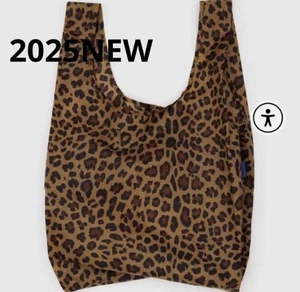 BAGGU Leopard Eco Bag Standard Size 39x64cm Reusable Tote - Picture 1 of 2
