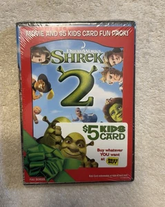Shrek 2 SEALED DVD Dreamworks Kids Card Fun Pack Sealed - Picture 1 of 3