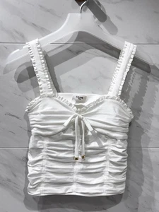Authentic Celine White Top Size XS Excellent Condition - Picture 1 of 5
