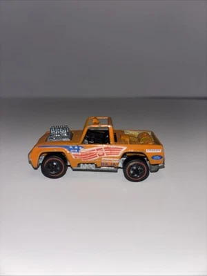 Redline Hot Wheels Baja Bruiser 1973 naranja. Hecho en Hong Kong Gran Forma Foto 1 de 4