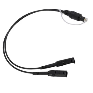 Optical Audio Cable 1 In 2 Out Male To Female SPDIF Fiber Optic Splitter - Picture 1 of 12