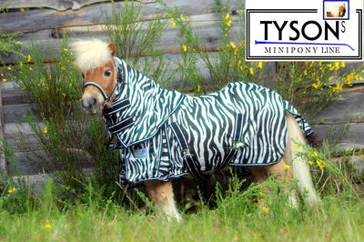 Fliegendecke Zebra Minipony Minishetty Shetty Hals  65 70 75 80 85 90 95 100 TY - Bild 1 von 4