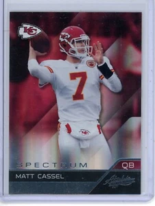 2011 Panini Absolute Matt Cassel 51 Silver Spectrum 14/50 Kansas City Chiefs - Picture 1 of 1