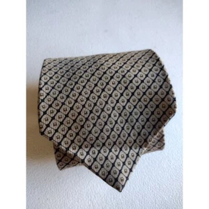 Nautica Necktie Geometric Pattern Business Casual Silk Blend Tie - Picture 1 of 6