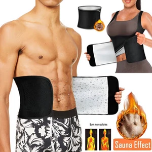 Männer Fettverbrennung Thermo Bauchstraffung Gürtel Body Shaper Gürtel Schlank Taille Trainer HEISS - Bild 1 von 12