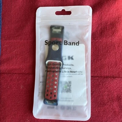 BANDA DE REPUESTO ACCESORIO FITBIT LOAD 2 NUNCA USADO TAMAÑO PEQUEÑO ROJO Foto 1 de 2