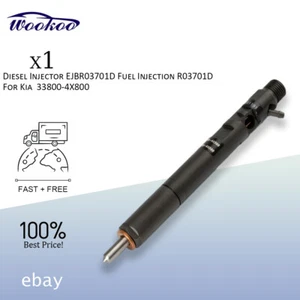 1PC Diesel Injector EJBR03701D Fuel Injection R03701D 33800-4X810 For Kia - Picture 1 of 7