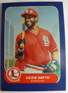 1986 Fleer Baseball Minis Ozzie Smith HOF #10 St. Louis Cardinals NM/MT - Picture 1 of 2