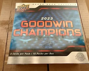 2023 Upper Deck Goodwin Champions HOBBY BOX Factory Sealed 18 Packs - Picture 1 of 1