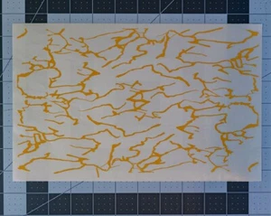 Splattered Camo High Heat Vinyl Stencil - 2x 11"x6" Sheets Durable Easy to Use - Picture 1 of 1