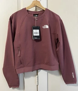 North Face Women's Tekware® Long Sleeve Cropped Crew Wild Ginger Size Medium - Picture 1 of 3