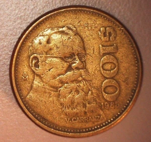 MÉXICO $100 PESOS Carranza 1985 - Imagen 1 de 2