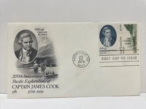 "Captain James Cook" Vintage Mail Cover - Anchorage, Alaska (Jan 1978) - Picture 1 of 2
