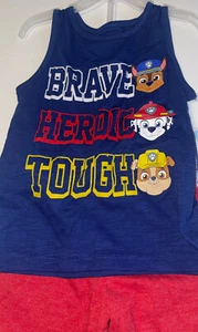 Nickelodeon Paw Patrol Sleeveless Tank W/ Shorts  Boys  4T - Picture 1 of 11
