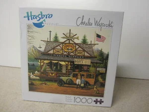 NEW SEALED CHARLES WYSOCKI 2011 HASBRO  MB 1000 PIECE PUZZLE PROUD LITTLE ANGLER - Picture 1 of 5