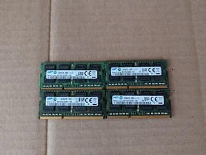 4X SAMSUNG M471B1G73DB0-YK0 8Gb 2Rx8 LAPTOP MEMORY RAM DDR3 PC3L-12800S A4-1(1) - Picture 1 of 3