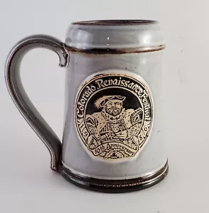 Colorado Renaissance Festival Beer Mug 10th Anniversary 1986 Deneen Pottery - Picture 1 of 8